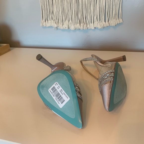 Betsy Johnson Dora Rhinestone Slingback Dress Pump - Picture 3 of 6